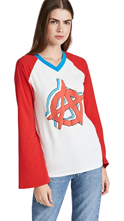 Natasha Zinko Printed Raglan Anarchy T-shirt