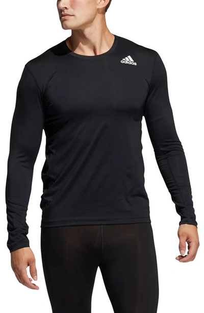 Adidas Originals Mens Adidas Techfit Compression Long Sleeve T-shirt In Black
