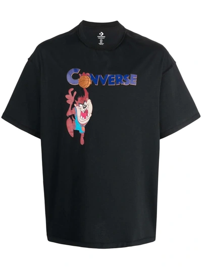 Converse X Space Jam A New Legacy Cotton T-shirt In Black