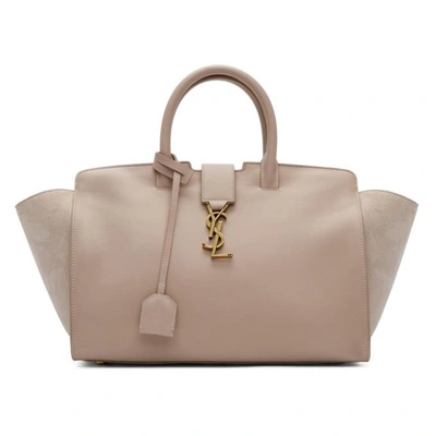 Saint Laurent Pink Small Downtown Cabas Tote