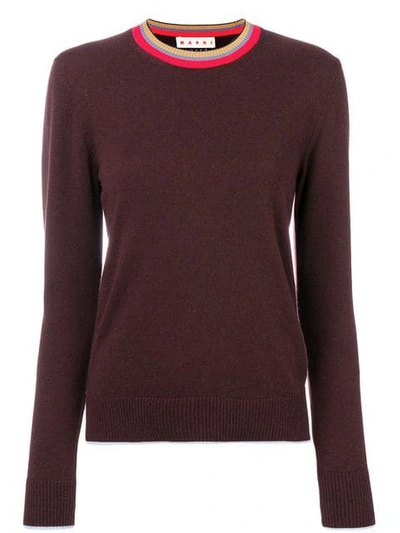 Marni Cashmere-blend Sweater In Pink