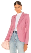 Smythe Classic Duchess Blazer In Rethink Pink