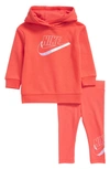 Nike Baby (12-24m) Hoodie And Leggings Set In Magic Ember
