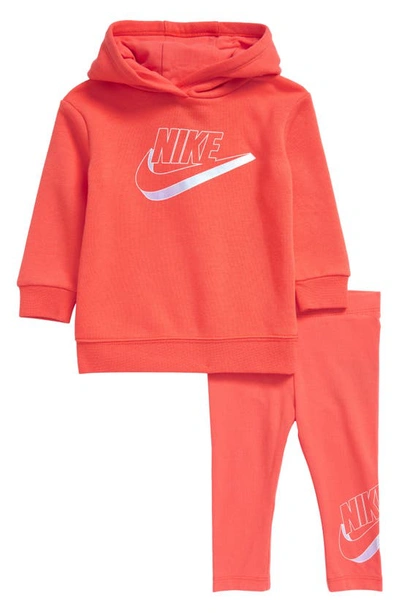 Nike Baby (12-24m) Hoodie And Leggings Set In Magic Ember