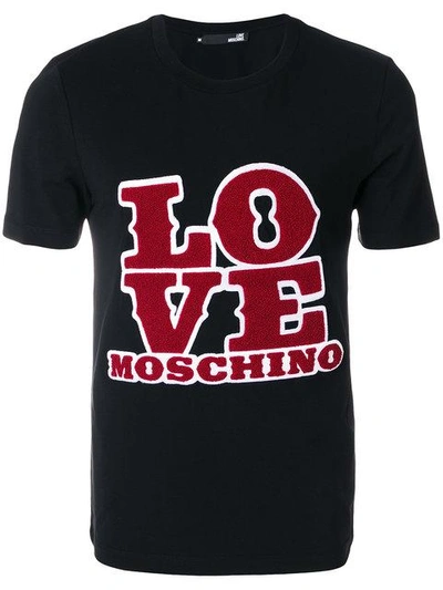 Love Moschino Printed Crewneck T-shirt | ModeSens