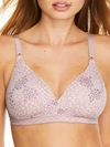 Warner's Cloud 9 Wire-free T-shirt Bra In Mauve Shadows