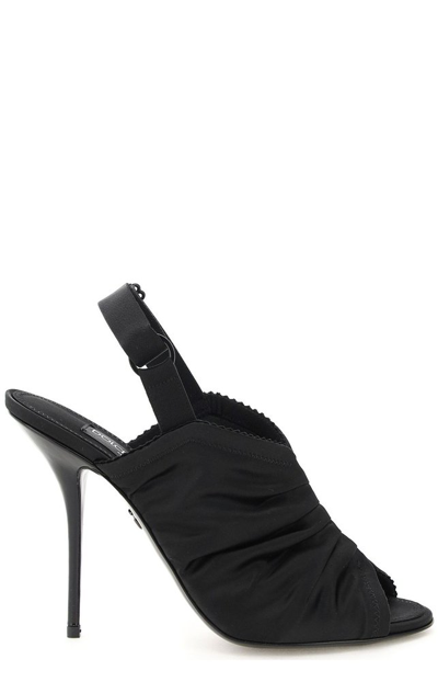 Dolce & Gabbana 90s Slingbacks In Black