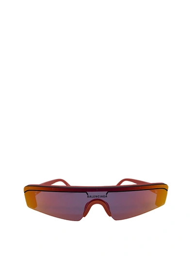 Balenciaga Bb0003s Red Unisex Sunglasses
