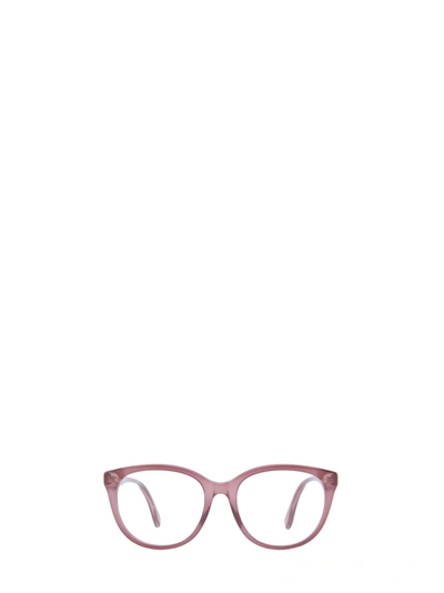 Gucci Gg0791o Transparent Pink Female Eyeglasses