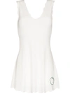 Marysia Venus White Stretch-jersey Mini Dress