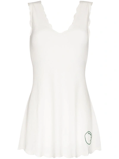 Marysia Venus White Stretch-jersey Mini Dress