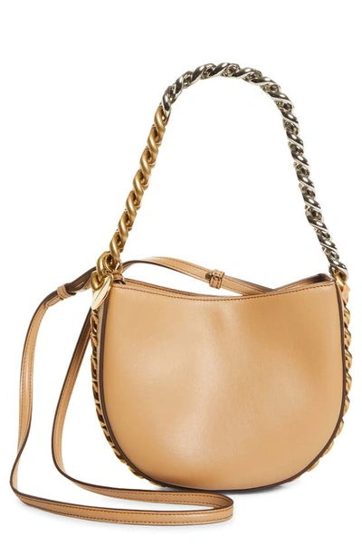 Stella Mccartney Medium Frayme Faux Leather Shoulder Bag In 1000