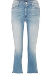 Mother The Insider Crop High-rise Flared Jeans