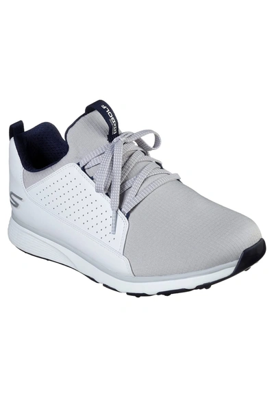 Skechers Mens Go Golf Mojo Elite Leather Spikeless Golf Shoes (white/gray)  | ModeSens