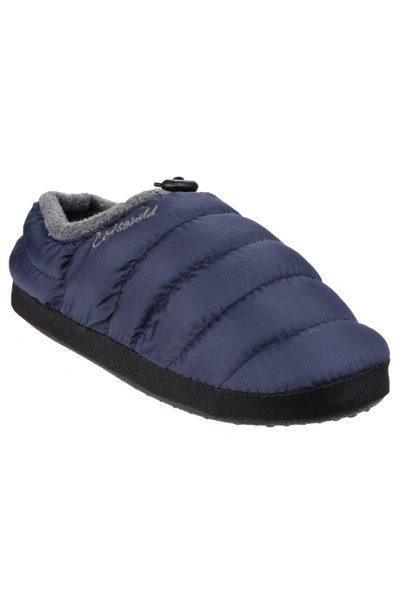 Cotswold Camping Childrens Boys Girls Slippers navy In Blue