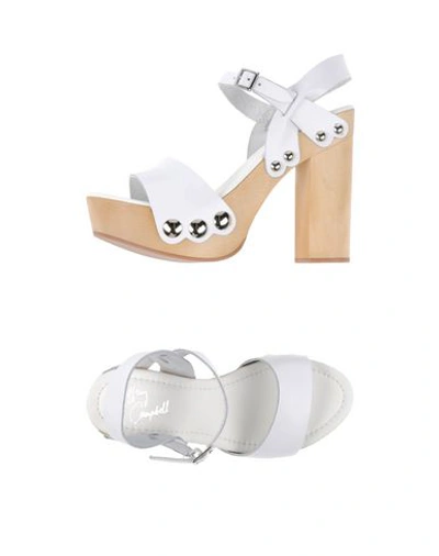 Jeffrey Campbell Sandals In White