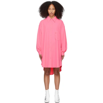strapless open back dress Hand Smocked Pale Pink Cotton Twill Dress 6
