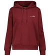 Apc Item F Sweatshirt In Bordeaux Cotton In Dark Red