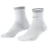 Nike Spark Lightweight Running Ankle Socks In White/reflective Silver