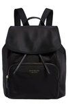 Kate Spade The Little Better Sam Nylon Medium Backpack In Black