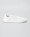 Alaïa Leather Low-top Sneakers In Blanc Casse