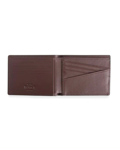 Royce New York Rfid Blocking Bifold Wallet In Black And Burgund