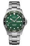 Mido Ocean Star 200c Caliber 80 Watch, 42.5 Mm In Green/silver