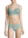 Cosabella Never Say Never Sweetie Soft Bra In Misty Green