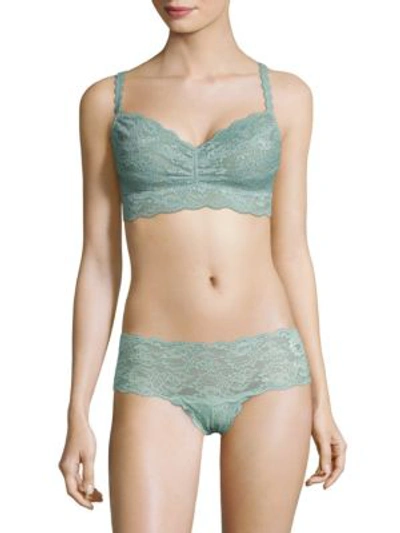 Cosabella Never Say Never Sweetie Soft Bra In Misty Green