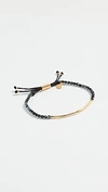 Gorjana Power Gemstone Black Onyx Bracelet For Protection, Gold In Onyx/gold