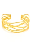 Gorjana Lola Sculptural Cuff Bracelet, Gold
