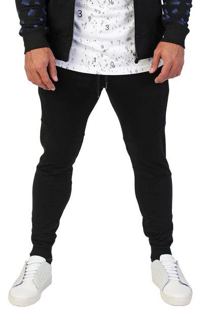 Maceoo Doit Stretch Cotton Joggers In Black
