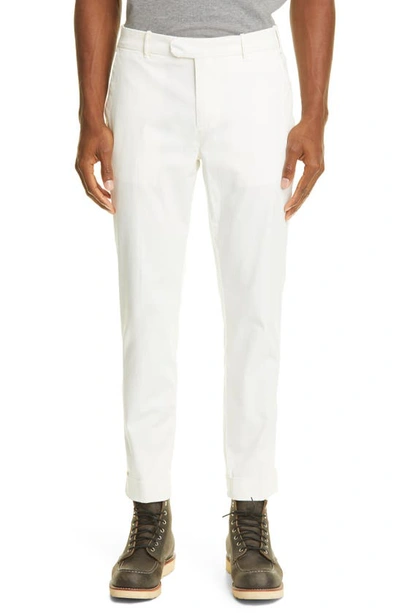 Eleventy Mens White Cotton Pants