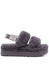 Ugg Oh Fluffita Shearling Sandals In Shade
