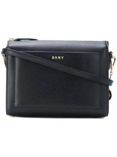 Dkny Bryant Leather Crossbody Bag In Black