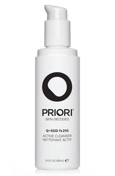 Priori Skincare Q+sod Fx210 Active Cleanser, 6 oz