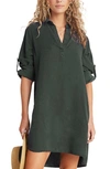 Bella Dahl A-line Shirtdress In Dark Forest