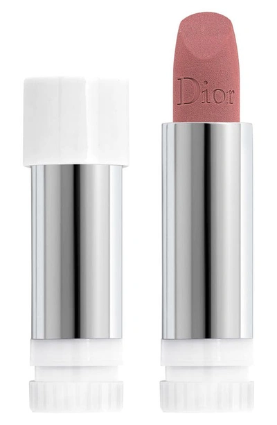 Dior Rouge  Lipstick Refill In 100 Nude Look / Velvet