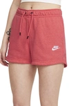 Nike Essential Shorts In Magic Ember/ Heather/ White
