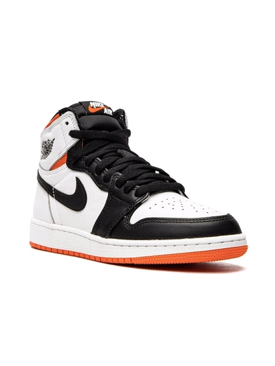 Jordan Air  1 Retro High Og "electro Orange" Sneakers In White