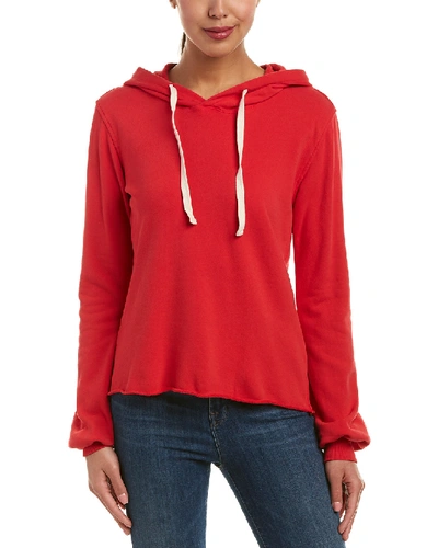 Nation Ltd Raw-edge Hooded Sweatshirt, Fashion Find - 100% Exclusive In Red