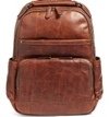 Frye 'logan' Leather Backpack - Brown In Cognac