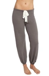Eberjey Heather Slouchy Lounge Pants In Light Charcoal