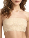 Cosabella Never Say Never Flirtie Lace Bandeau Bra In Blush