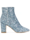 Polly Plume Ally Sparkling Boots In Blue