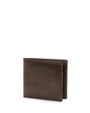 Frye Logan Leather Bi-fold Wallet In Slate