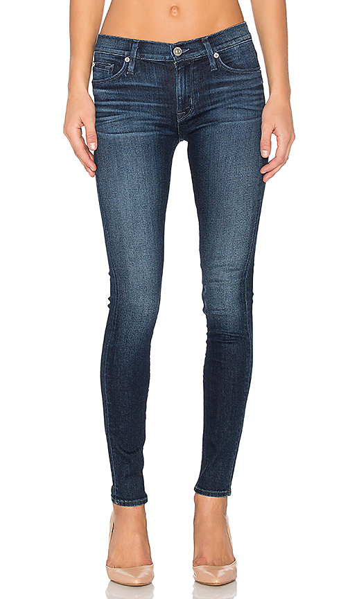 hudson nico skinny jeans blue gold