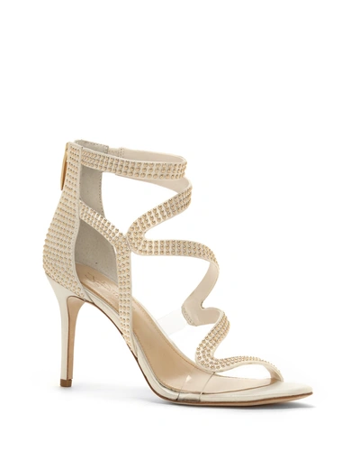 Vince Camuto Imagine Prest – Studded Heeled Sandal In Ivory