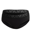 Hanky Panky Organic Cotton Plus Size Conscience French Brief 892461x In Black