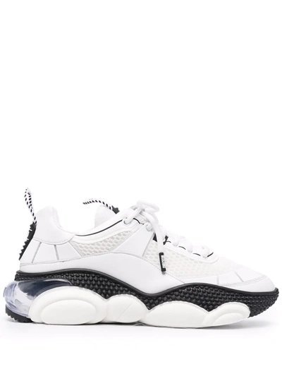 Moschino Bubble Teddy Low-top Sneakers In White